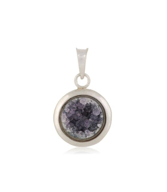 Amethyst Druse Pendant #S230