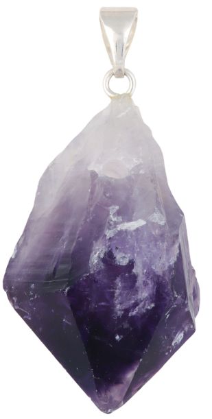 Amethyst Rough Point Pendant #S231