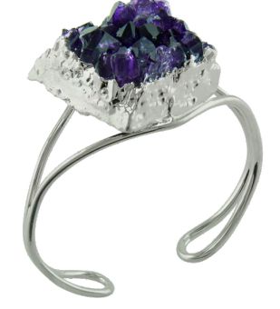 Amethyst druse Bracelet #1015.1