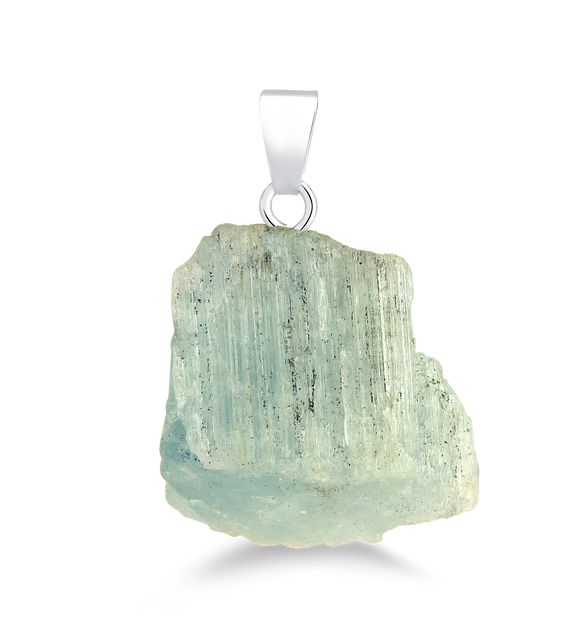Aquamarine Rough Pendant #S211