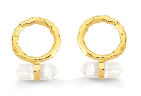 double terminated Point Earring #1528.1