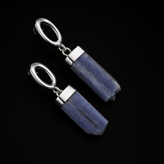 Selenite or Cianite Earring #1511.1