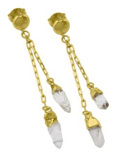 Double Point Chained Earring #1515.1