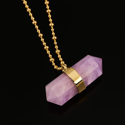 Crystal Double Terminated Point Necklace #2026.1