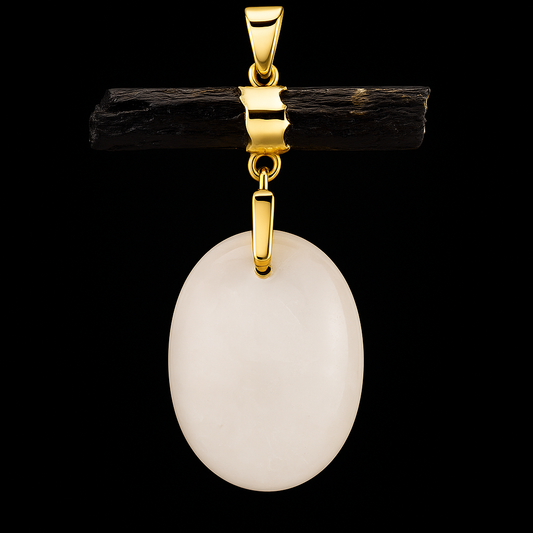 Tourmaline with Crystal Pendant #103.1