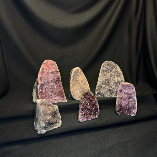 Rainbow Amethyst Cut Bases – Wholesale Lot 3.55 kg (≈ 7.82 lb)