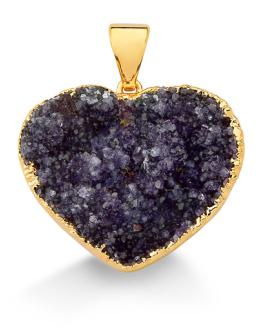 (Large) Amethyst Heart Druse #79.1