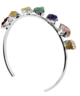 Mix Druse 7 Chakras Bracelet #1005.1