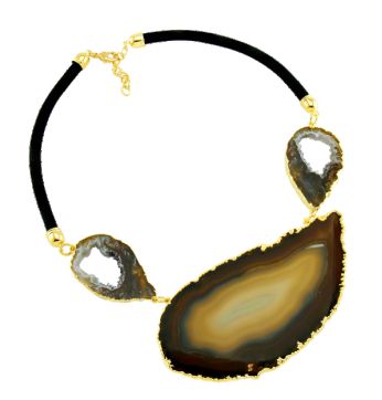 Natural Geode with Agate #2008.1