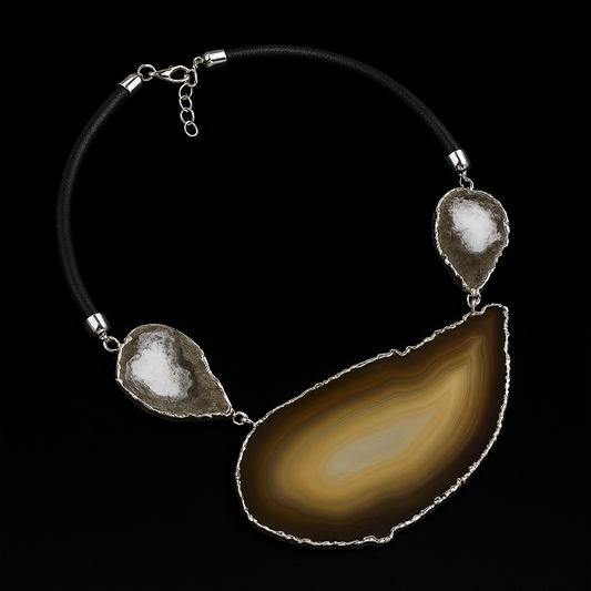 Natural Geode with Agate #2008.1