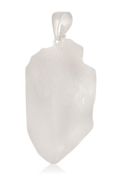 Selenite Rough Point Pendant #S233