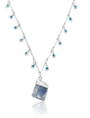 Rough Crystal end Necklace #2069.1