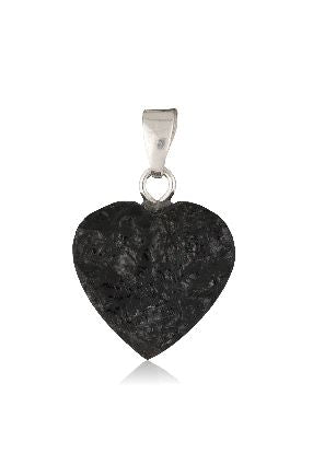 Tourmaline Heart druse Pendant #S240