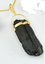 Black Tourmaline Pendant #49.1