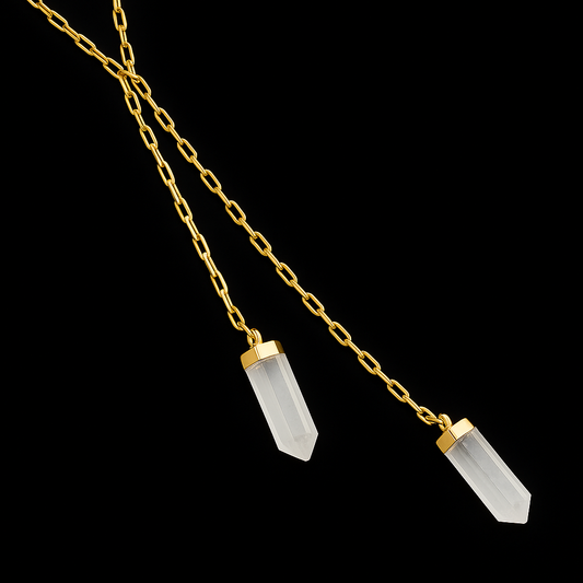 Double ended Crystal Necklace #2025.1