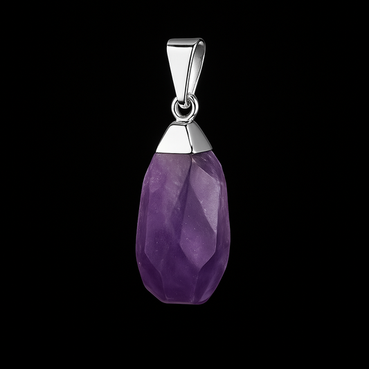 Multifacted Crystal Pendant #123.1