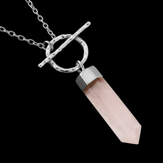 Crystal Point Necklace #2019.1