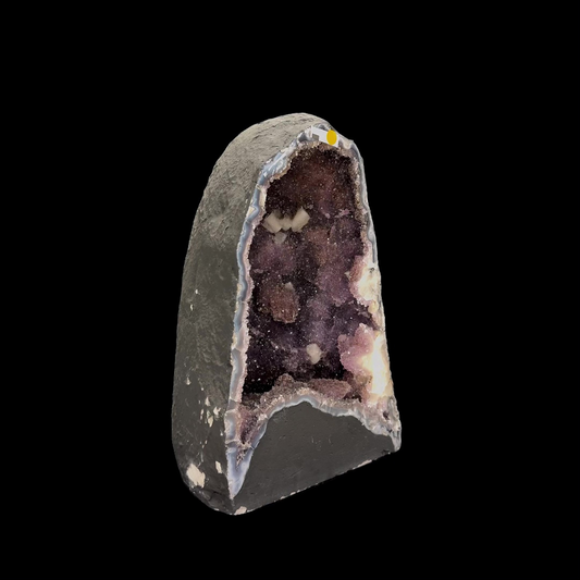 Amethyst Cathedral with Agate Bands & Calcite Inclusions – 43cm | 22.85kg