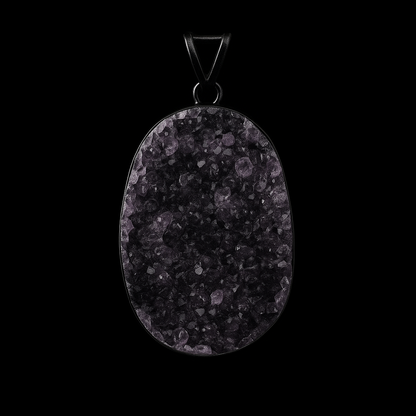 Amethyst Druse Pendant #32.1