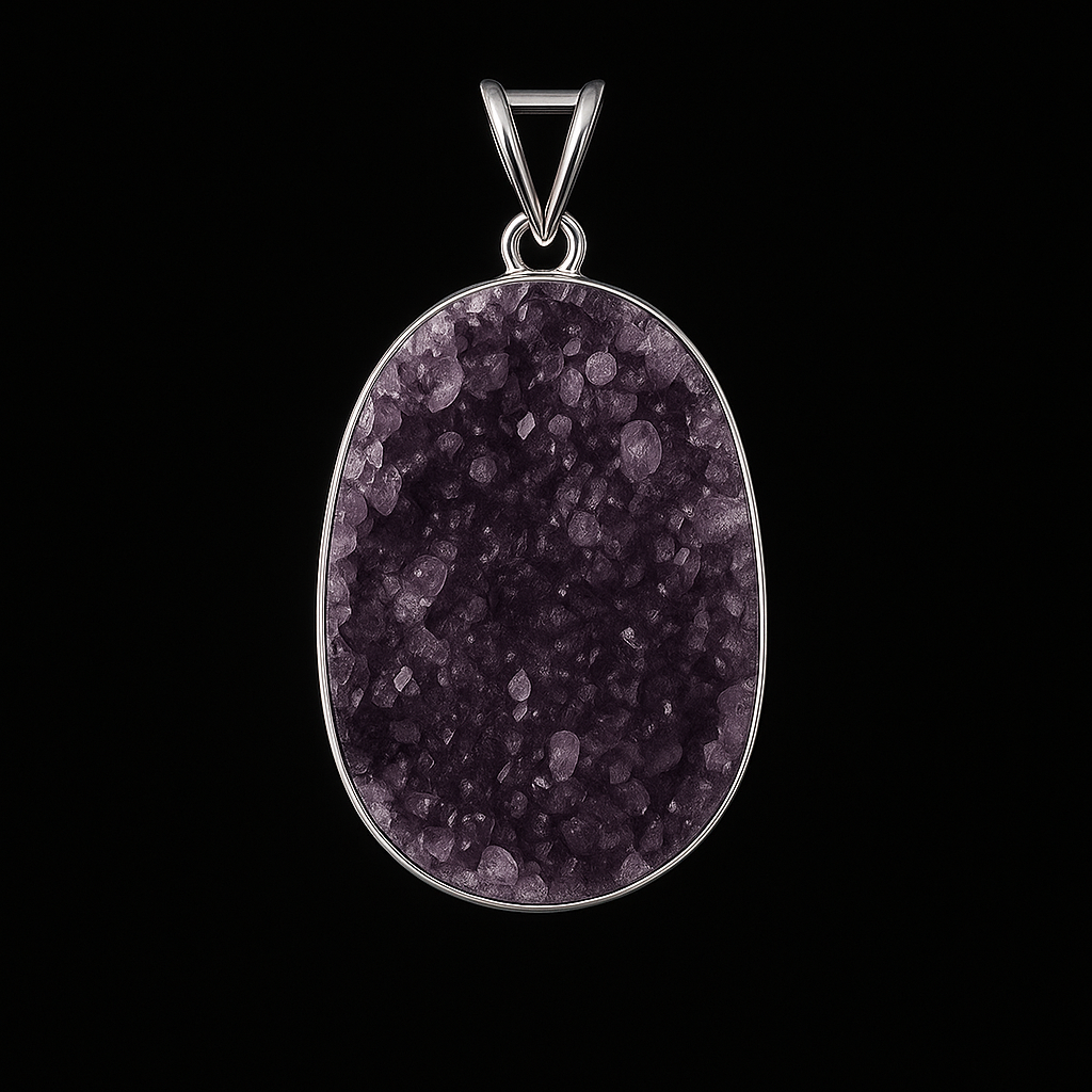 Amethyst Druse Pendant #32.1