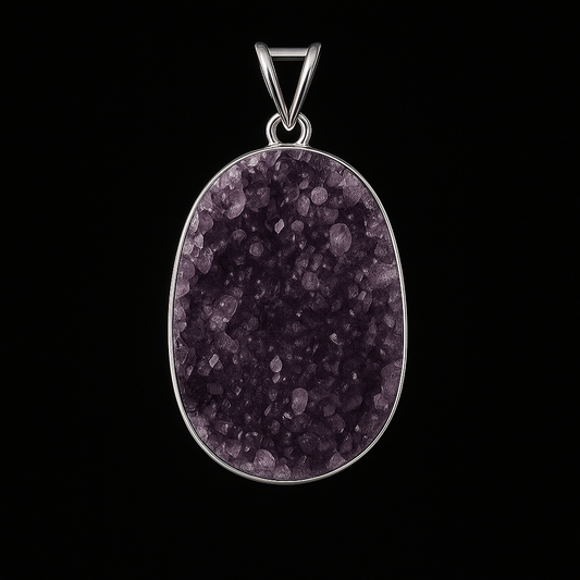 Amethyst Druse Pendant #32.1