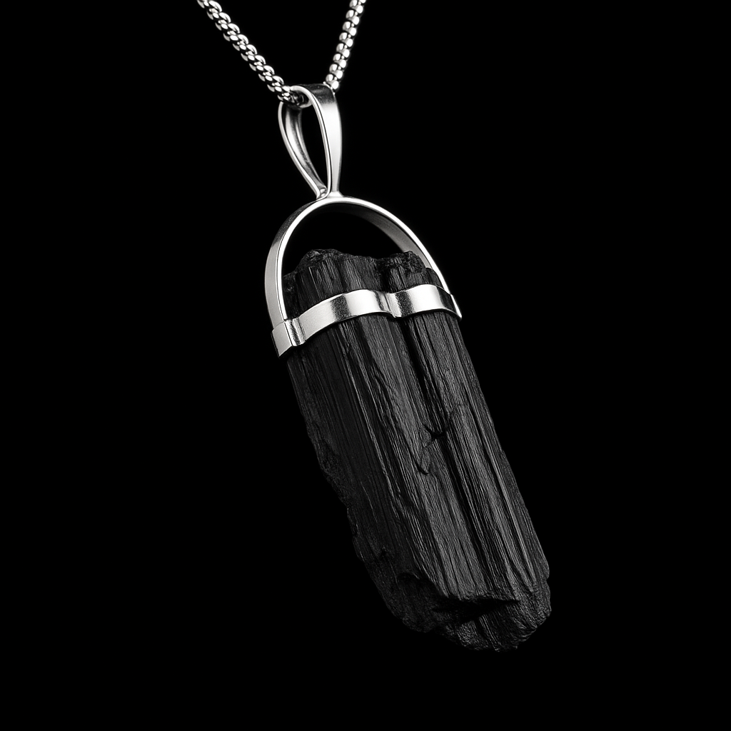 Black Tourmaline Pendant #49.1