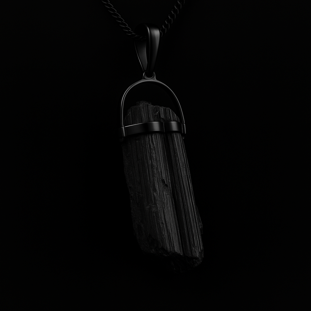 Black Tourmaline Pendant #49.1