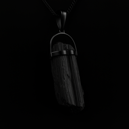 Black Tourmaline Pendant #49.1