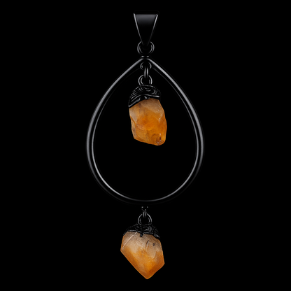 Double Hanging Druse Pendant #111.1