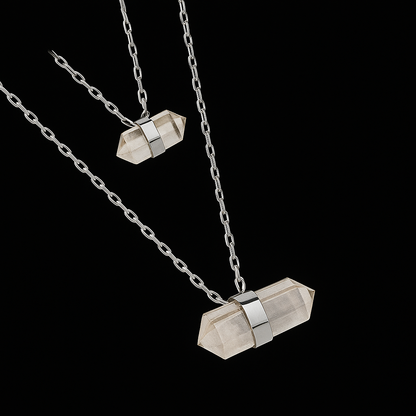 Double double terminated Point Necklace #2039.1