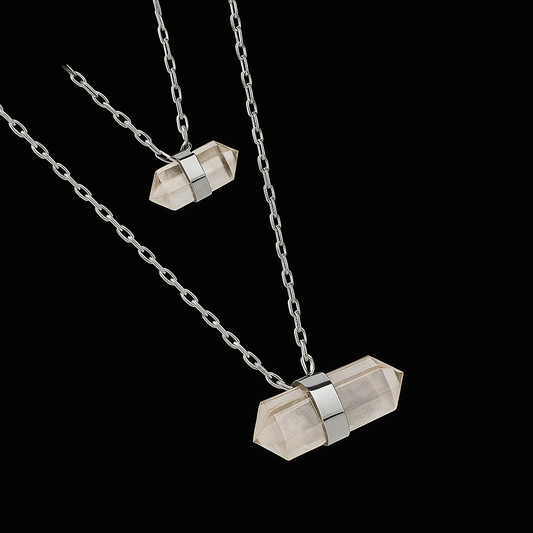 Double double terminated Point Necklace #2039.1