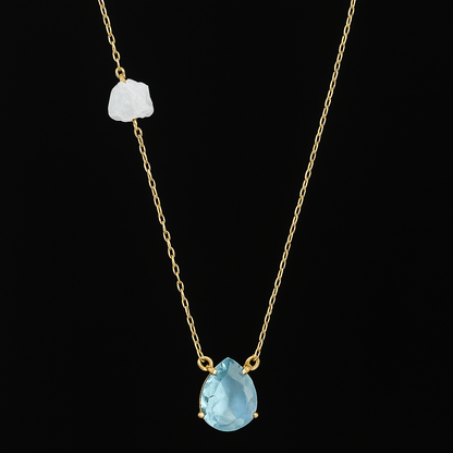 Small Crystal ended Necklace #2067.1