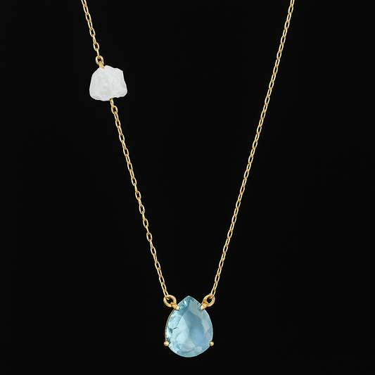 Small Crystal ended Necklace #2067.1