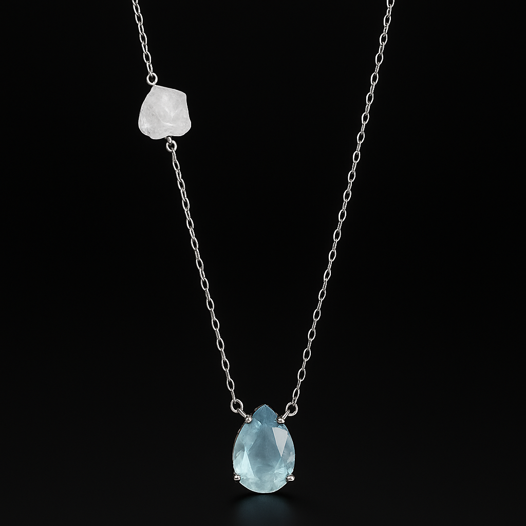 Small Crystal ended Necklace #2067.1