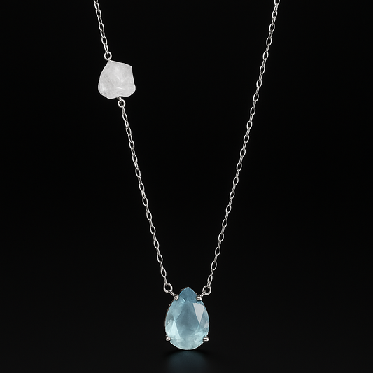 Small Crystal ended Necklace #2067.1