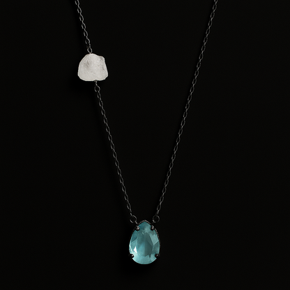 Small Crystal ended Necklace #2067.1