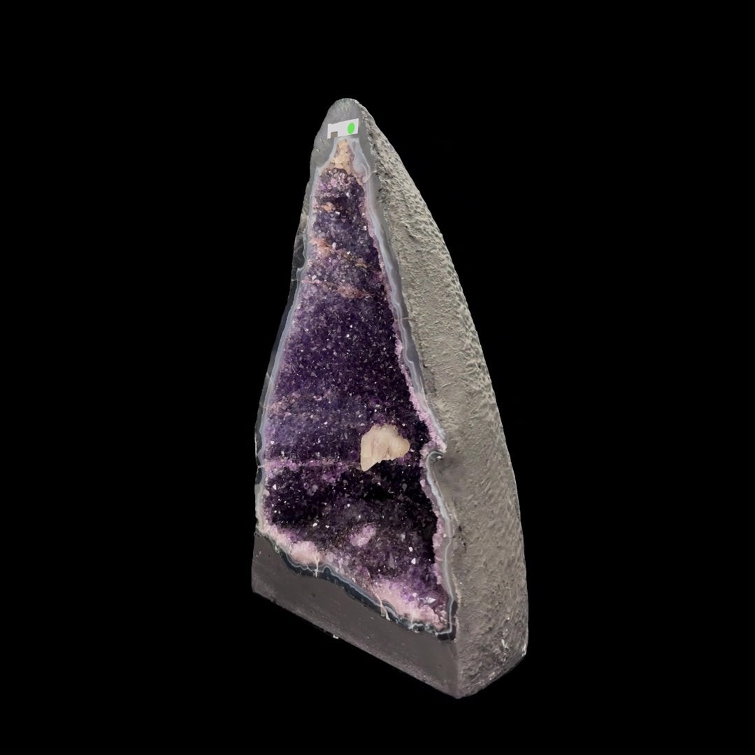 Amethyst Cathedral with Agate Banding & Calcite Inclusions – 50cm | 21.4kg