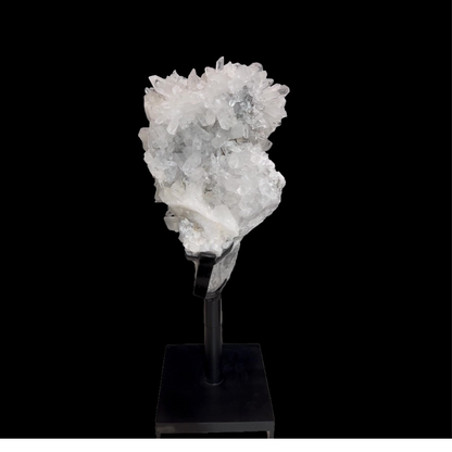 Clear Quartz Monument on Custom Iron Base – 151cm | 242.8kg