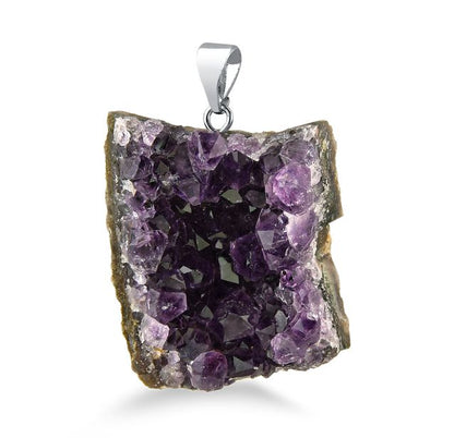 Amethyst Druse Pendant #S213