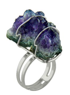 Amethyst Druse Ring #504.1