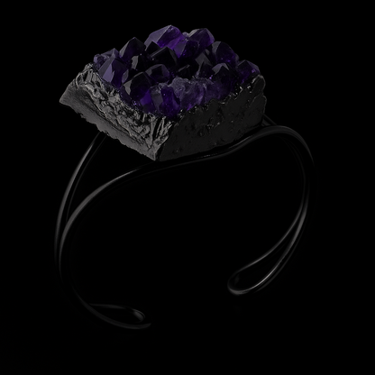 Amethyst druse Bracelet #1015.1