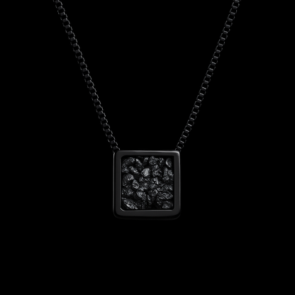 Square Pyrite Necklace #2086.1