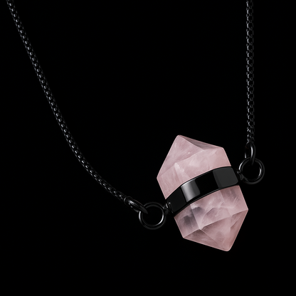 double terminated Crystal Necklace #2030.1