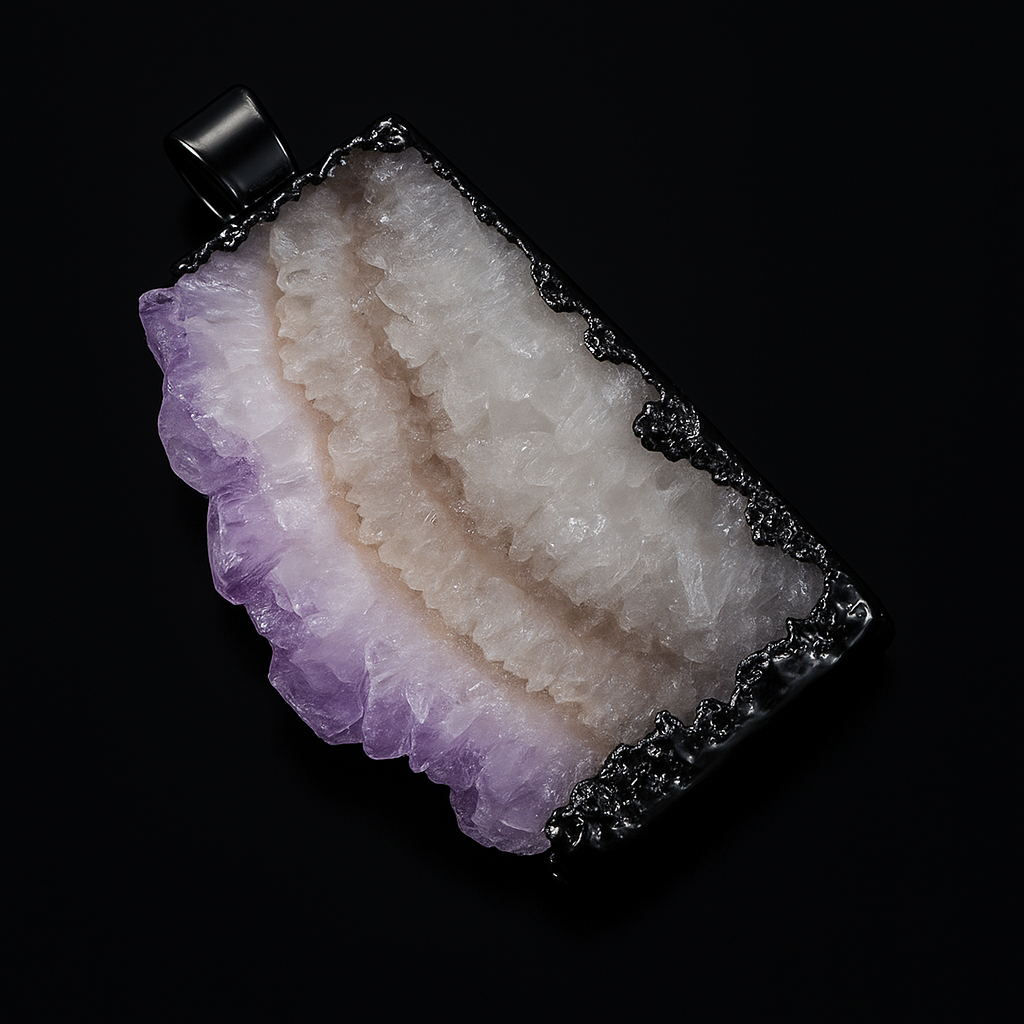 Amethyst Druse Pendant #69.1