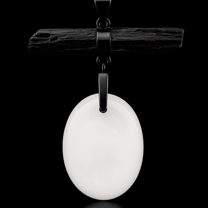 Tourmaline with Crystal Pendant #103.1