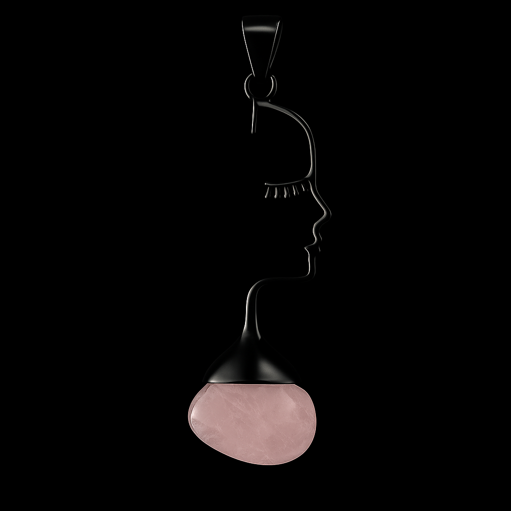 Face Shaped with Tumblestone Pendant #84.1