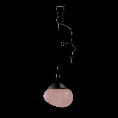 Face Shaped with Tumblestone Pendant #84.1