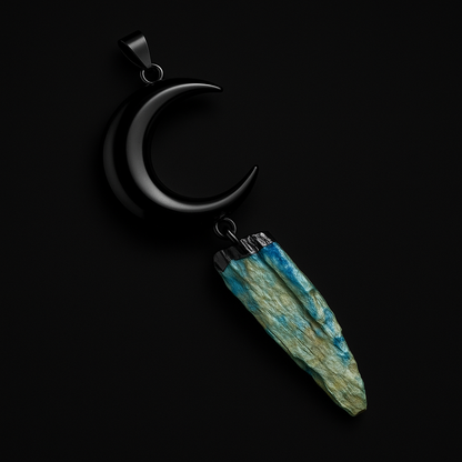 Moon - Druse Pendant #18.1