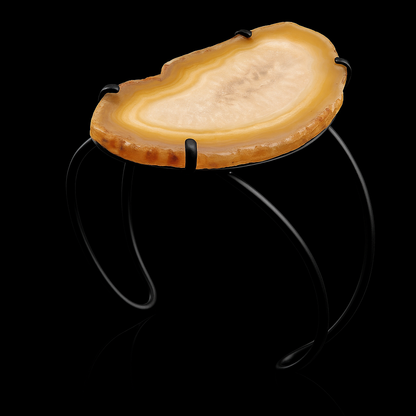 Agate Slice Bracelet #1009.1