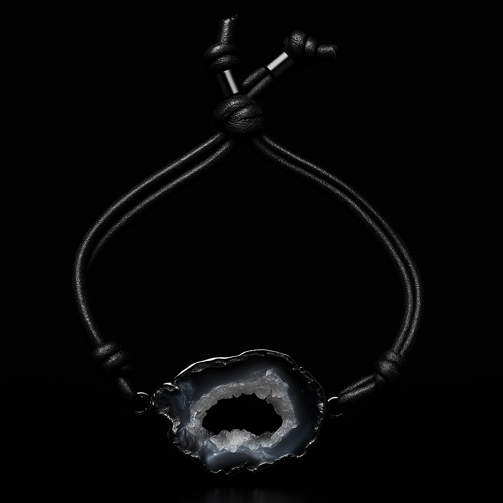 Natural Geode Bracelet #1032.1